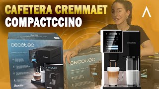 Cafetera Cecotec Cumbia Cremmaet Compactcino Black [upl. by Aelak79]