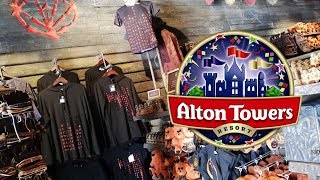 Alton Towers Shops amp Merchandise Tour March 2019 [upl. by Cletis]