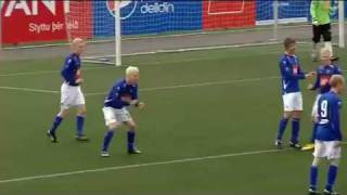 Best Goal Celebration ever  Fishing Iceland football league [upl. by Akisey]