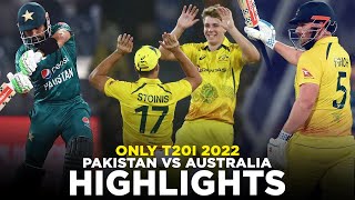 Full Highlights  Pakistan vs Australia  Only T20I 2022  PCB  MM2A  PAKvAUS  SportsCentral [upl. by Ax]