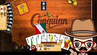 ¡un juego de baraja Conquian Android gameplay [upl. by Atiuqcaj668]