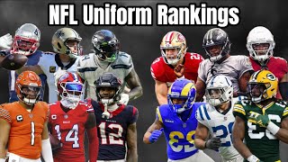 NFL Uniforms My Rankings and Suggestions [upl. by Euqimod]