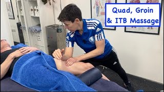 Sports Massage Mastering Quad Groin amp ITB Techniques [upl. by Sset]