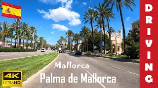 Driving in Mallorca 3 Capital city Palma de Mallorca  Coastal drive  4K 60fps [upl. by Azal]