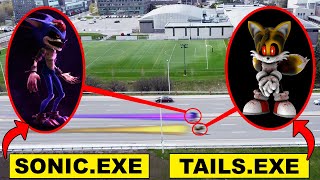 DRONE CATCHES TAILSEXE AND SONICEXE RACING ON A HIGHWAY  TAILSEXE VS SONICEXE MUST WATCH [upl. by Paske]