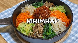 How to make Bibimbap  Korean Dolsot Bibimbap  Skillet Bibimbap [upl. by Catt]