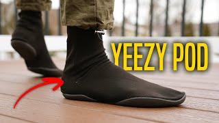 YEEZY POD Shoe REVIEW amp On Feet [upl. by Ettelracs]