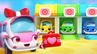 Monster Ambulance Song  Cars Rescue  Safety Rules  Nursery Rhymes amp Kids Songs  BabyBus [upl. by Reiko]