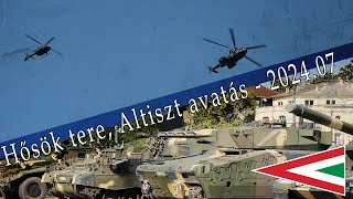 🇭🇺 Noncommissioned officer initiation  Hungary 202407  Altisztavatás 🇭🇺 [upl. by Tybie]