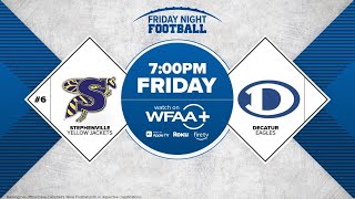 WFAA Friday Night Football Week 3 Stephenville vs Decatur [upl. by Hayikaz968]