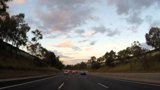 Driving timelapse Avon Dam  M31 Hume Hwy  M5  Heathcote Rd  Engadine  Sutherland  Engadine [upl. by Allerie]