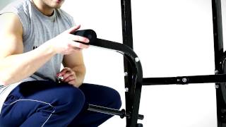 Montage  Klarfit Hantelbank mit Ablage Armcurlern und Beincurler [upl. by Mart125]