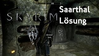 Skyrim Lösungen für SäulenSteinrätsel in Saarthal [upl. by Fabian]