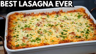 The Ultimate Comfort Food Recipe  How To Make Irresistible Lasagna [upl. by Celik]