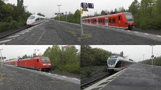 Bahnhof Wattenscheid mit ICE 2amp3 IntercityRegionalzügen mit Br 146 425 4261 und 1429 [upl. by Varick]