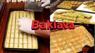 Rezept Baklava  Mohamad Souied Arabische Baklava Finger von Baklava Yabrak Baklava [upl. by Samuele786]