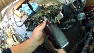 Yamaha YZ250F  Stator Removal  Disassembling Motor [upl. by Bianka]