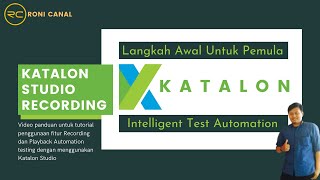 Tutorial  katalon studio recording [upl. by Lady]