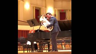 Tormod Flaten  Romanian Folk Dances  Euphonium [upl. by Haywood]