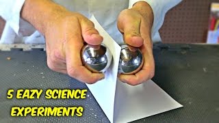 5 Eazy Science Experiments You Can Do at Home [upl. by Asenab]