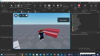 Programacion en Roblox programando acciones [upl. by Nezam]