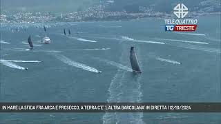 IN MARE LA SFIDA FRA ARCA E PROSECCO A TERRA CE LALTRA BARCOLANA IN DIRETTA  12102024 [upl. by Esinyt]