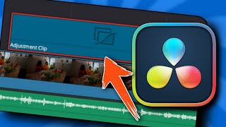 How to add Adjustment Layer in DaVinci Resolve adjustment clip [upl. by Wesa]