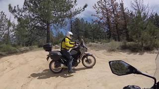 7N23 trail riding with the Kawasaki Versys x300 [upl. by Odlabu400]