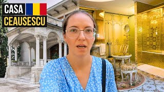 Cum traia FAMILIA CEAUSESCU Turul casei de 174 camere bai de aur piscina cu spa cinema buncar [upl. by Kynthia792]