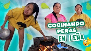 Haciendo peras en leña como mi suegrita me enseño Elvia Maji [upl. by Goddord]