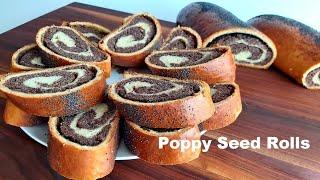 Poppy Seed Rolls Makowiec [upl. by Cedric]