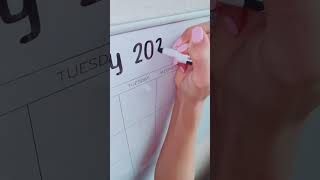 calendar whiteboard handwriting school [upl. by Haceber427]