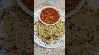 Chinese Rice with Chicken Shashlik food chickenrecipes recipe [upl. by Marguerite406]