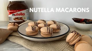 Nutella Macarons Recipe [upl. by Slifka]