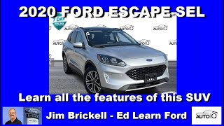 2020 Ford Escape SEL  Learn all the features of this SUV [upl. by Baxter]