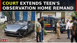 Pune Porsche Case Court Extends Teens Observation Home Remand Parents Custody Also Extended [upl. by Otiragram]