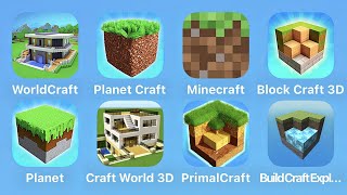 World Craft Planet Craft Minecraft Block Craft 3D Planet Craft World 3D Primal Craft [upl. by Akiwak]