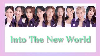 Into The New World  CHUANG ASIA VER Original by Girls Generation Lyrics  omgsub [upl. by Notrab]