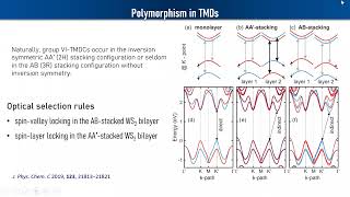 Stacking and Twisting van der Waals Materials Prof Vidya Kochat IIT Kharagpur physics seminar [upl. by Saidnac]