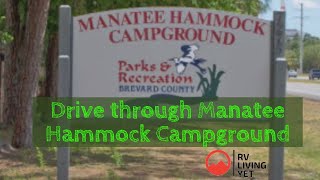 Manatee Hammock Campground in Titusville near Cape Canaveral Florida Preview [upl. by Llerdnek]