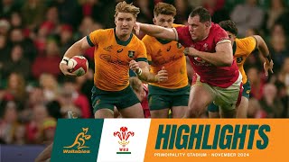 EIGHT TRIES IN CARDIFF  Wallabies v Wales Highlights  November Internationals [upl. by Jade337]