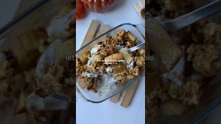 Apple crumble recipe 🍎💫 healthydessert applecrumble cozyrecipe easyrecipe healthyfood [upl. by Arahsat901]