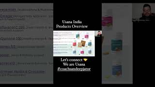 Usana Products Overview usanaindia [upl. by Hagan724]