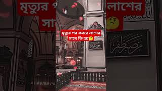 মৃত্যুর পর কবরে লাশের সাথে কি হয়🤔 vairalshort shortvideo shortsfeed foryou islamicstory [upl. by Ettenig]