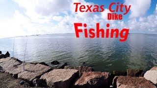 Fishing Texas City Dike The Art of Rock Jumping [upl. by Krongold]