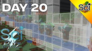 SciCraft Blitz Day 20 Fast Copper Farm  Tunnel Bore [upl. by Indnahc]