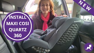 How to install Maxi Cosi Quartz 360 Isofix Car Seat [upl. by Borek394]