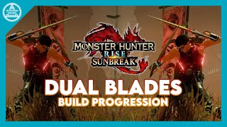 【MHR Sunbreak】Dual Blades Build Progression From Low Rank to Master Rank [upl. by Palumbo]