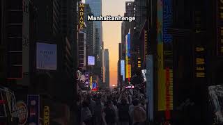 ✨️ Manhattanhenge ✨️ New York City Manhattan Sunset [upl. by Etiam]