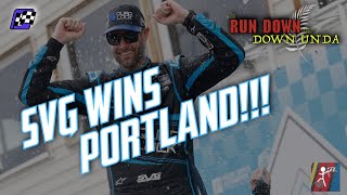 Run Down From Down Unda  Shane van Gisbergen Wins Portland  Big Motor Small Blade [upl. by Allveta]